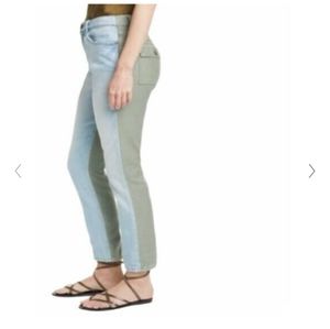 FRAME LE BEAU MIXED CARGO PANTS, SIZE 26